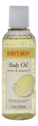 Aceite Corporal Burts Bees, Limón Y Vitamina E, 150 Ml, Unis