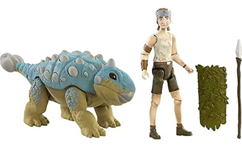 Jurassic World Human & Dino Pack Ben & Ankylosaurus Bumpy Ac