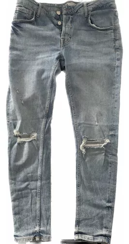 Específicamente Sobretodo multa Jeans Hombre Zara | MercadoLibre 📦