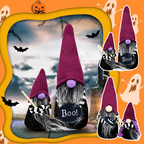 Muñecas De Peluche Con Forma De Enano Brujo Para Halloween,
