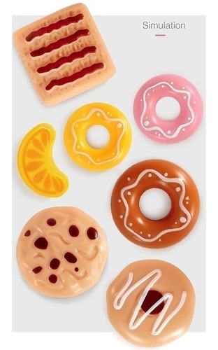 Bolo De Brinquedo Cortado Comida Fruta Cozinha 82pcs Meninas