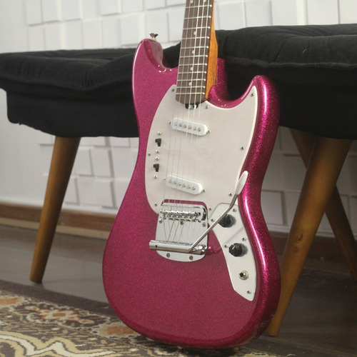 Guitarra Studebaker Mustang Scotsman Pro Ss Pink Sparkle