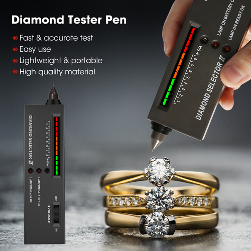 Detector Seletor De Pedras Preciosas Tester Pen Tester Para,