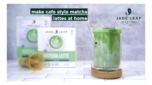 Jade Leaf Organic Matcha Latte Mix - Cafe Style Sweetened Blend - Sweet Matcha Green Tea Powder (5.3 Ounce)