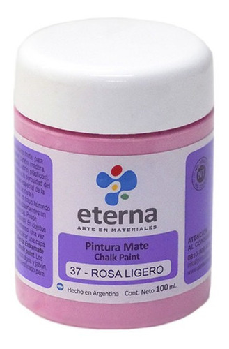 Pintura Mate Chalk Paint 100 Ml Rosa Ligero