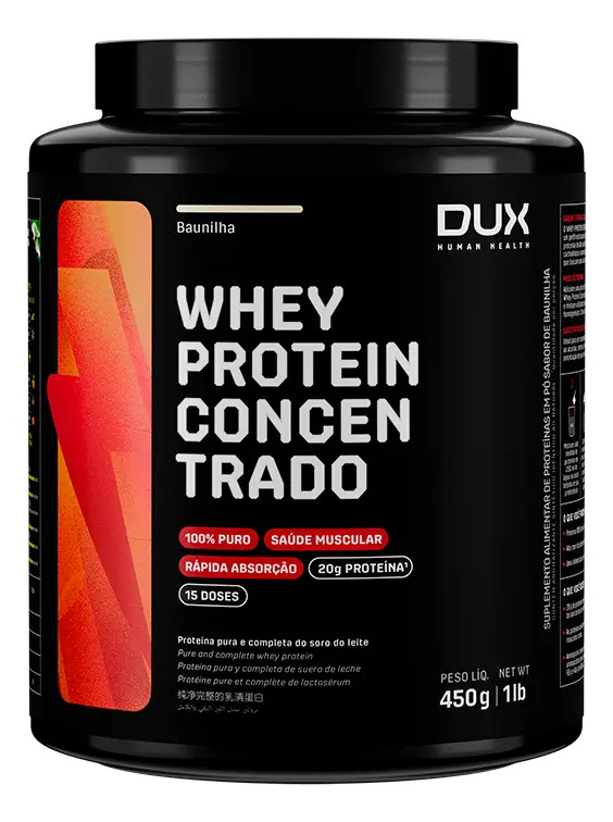Whey Protein Concentrado - Pote 450g Sabor Torta De Limão