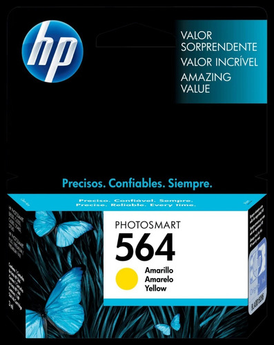 Cartucho Hp 564 Amarillo, Original