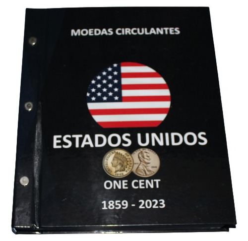 Álbum Para Moedas One Cent - Descrição