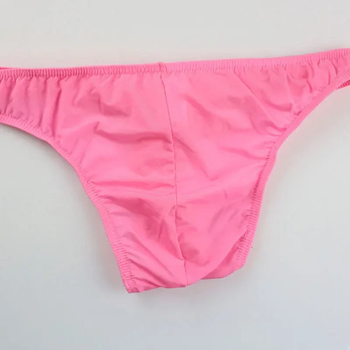 Tanga Transpirable De Seda Helada Para Hombre, Cintura Baja