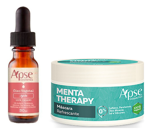 Apse Óleo De Jojoba + Menta Therapy Máscara