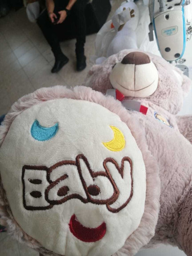 Oso De Peluche Grande 80cmts Mas Moño Y Perfume Importado