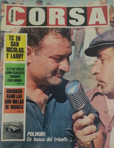 Revista Corsa 73 Polinori,tc San Nicolas,500 Millas Rafaela