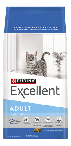 Excellent Adult Cat X 15 Kg + Envio Gratis Zn