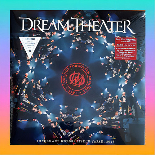 Lp Duplo Cd Dream Theater - Image & Words Live In Japan 2017