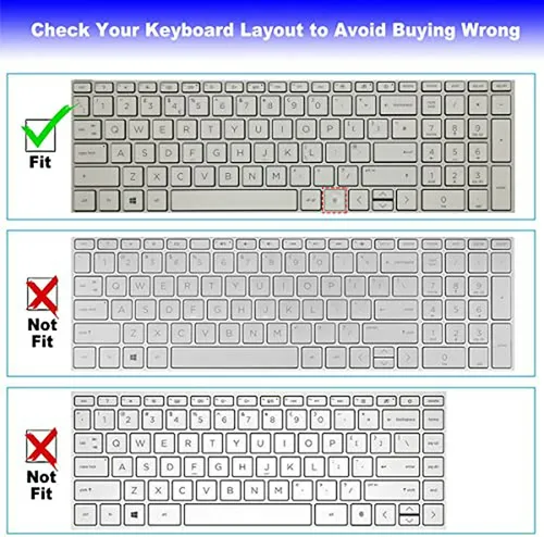 Funda De Teclado Compatible Con Hp Envy 15-ed-ee