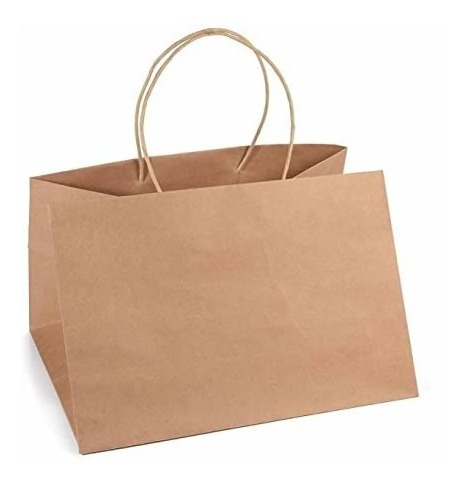 Imagen 2 de 9 de 25 Bolsa De Papel Kraft Con Asa O Manilla. 30x41x12. Lisas