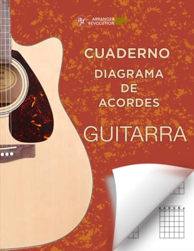 Cuaderno Diagrama De Acordes De Guitarra: Tamaño Grande | 20