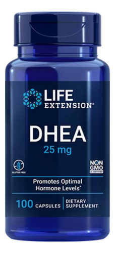 Kit 2uni Dhe 25mg 100caps- Life Extension Sem Sabor