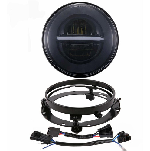 Z-offroad Nuevo 7 Pulgadas Halo Led Faro Para Harley Davidso