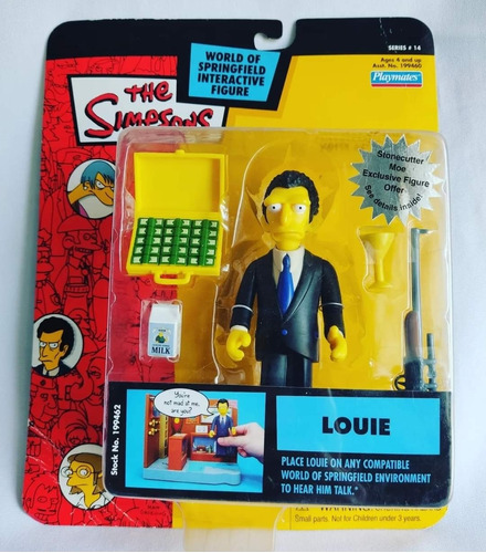 Figura De Los Simpsond Louie Playmates 