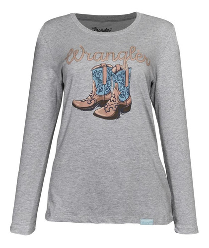 Playera Vaquera Wrangler Mujer Ro43