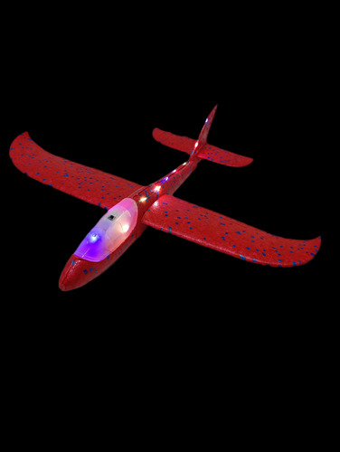 Avion Plaenador Con Luz Led Super Resistente
