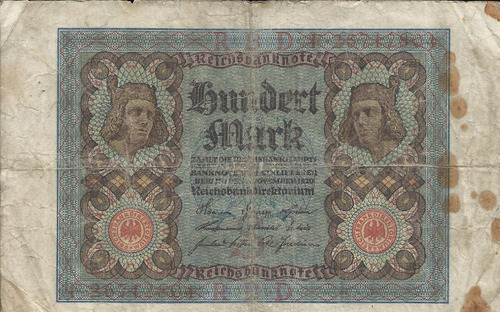 Alemania 100  Marcos 1920