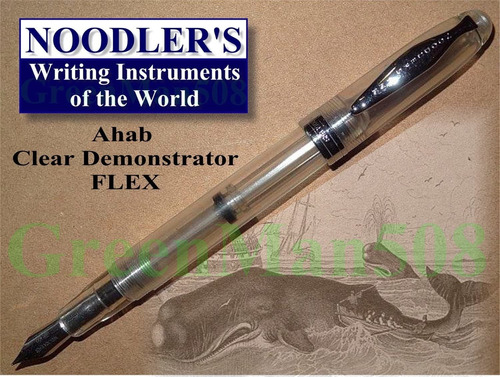 Luxury Brands Noodlers Ahab Fountain Pen Demo