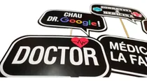 Comprar Cartelitos Props Selfie Doctor Deco Recibida Medico X8u