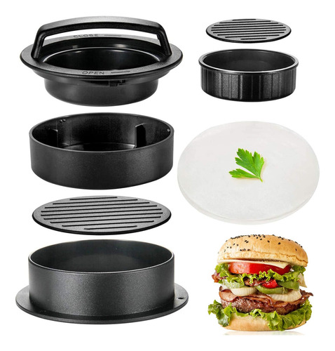 Premsa De Hamburguesas, Fabricante De Hamburguesas 3 En 1 C