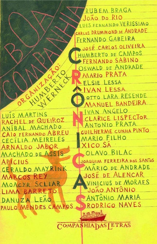 Boa Companhia  ( 6837 ) - Cronicas, De Diversos. Editora Cia Das Letras Em Português