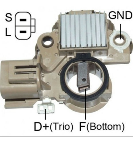 Regulador Alternador Kia Rio Sephia 1.5 / 1.6 Mitsubishi