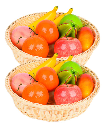 2 Frutero Cesta De Cocina Organizador Fruta Pan