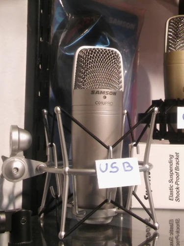 Imagen 5 de 10 de Micrófono Condenser Samson C01upro Usb Estudio Profesional