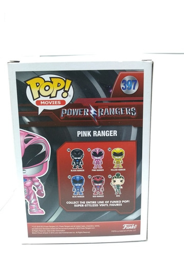 Funko Pop N°397 Power Rangers Ranger Rosa Sumun