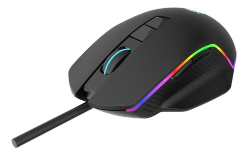 Imagen 2 de 8 de Mouse De Juego Gamer Melon Tifon M100 6400 Dpi Rgb