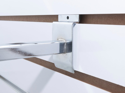 Mensula Colgador Recto Panel Ranurado Exhibipanel 30 Cm