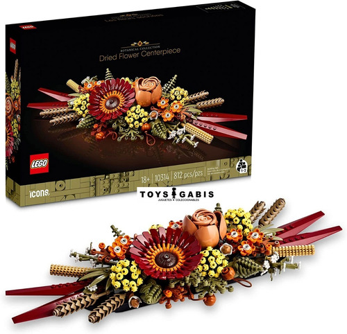 Lego Kit De Construcción Centro De Flores Secas 10314 (812pz