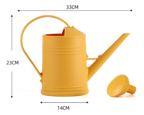 2l Regador De Jardim Fácil De Usar Ferramenta De Amarelo