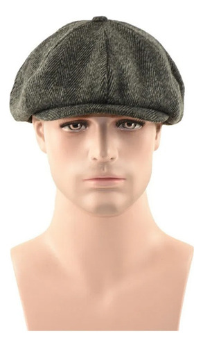 Boina Estilo Inglés En Vinipiel Tipo Peaky Blinders Series