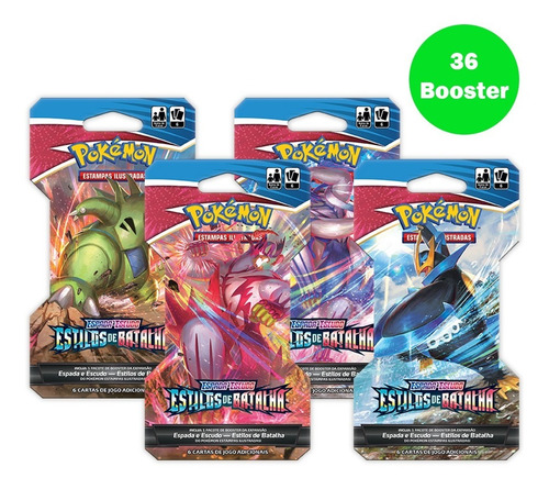 Card Game Pokémon Ee5 36 Blister Unitário Estilos De Batalha