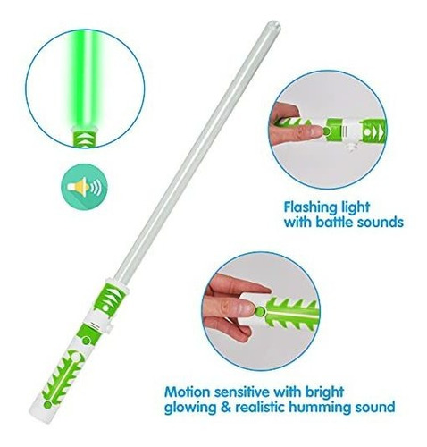Espadas Tipo Sable Luminosas Con Sonido Para Niños