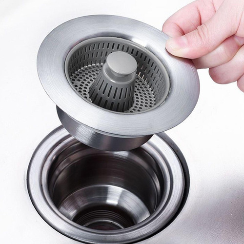 A Tope De Drenaje De Fregadero De Cocina Desagüe Receptor