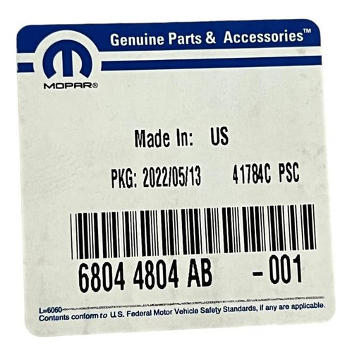 Motor Vidro Porta D Dir Dodge Ram 3500 2020 Mopa K68044804ab