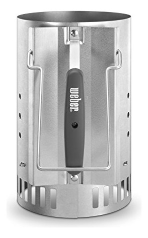 Arrancador De Chimenea Weber 7429 Rapidfire, Plateado