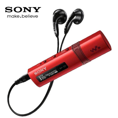 Reproductor Mp3 Sony Usb Nwz-b183f 4gb Radio Fm - Color Rojo