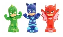 Comprar Juguetes Pj Mask Heroes En Pijamas Set 3 Muñecos Lanza Agua