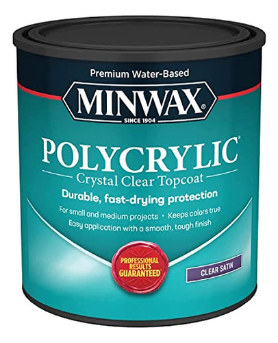 Minwax 63333444 Acabado Protector Poliacrílico A Base De Agu