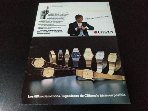 (pf241) Publicidad Citizen * Tato Bores