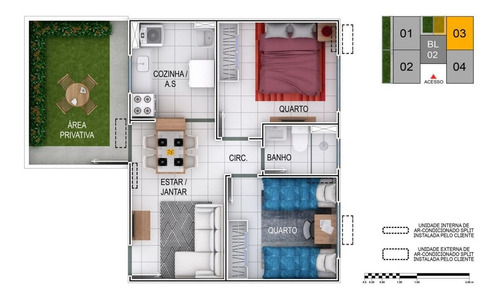 Imagem 13 de 15 de Apartamento Em Jardim Paraiso - Maracanaú - 11225